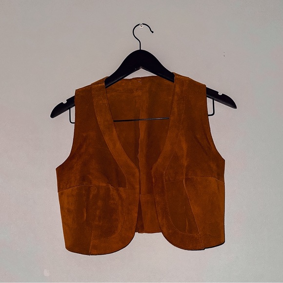 Vintage Suede Two-Piece Set - Picture 2 of 3